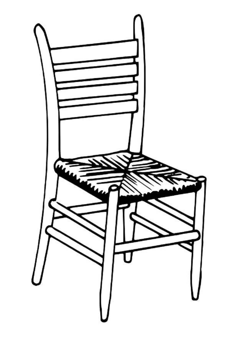 Desenho gratuito Cadeira #180449 da colecao Objetos para imprimir