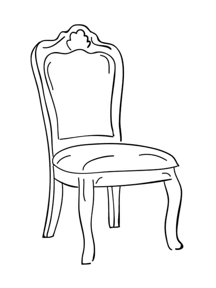 Desenho gratuito Cadeira #180492 da colecao Objetos para imprimir