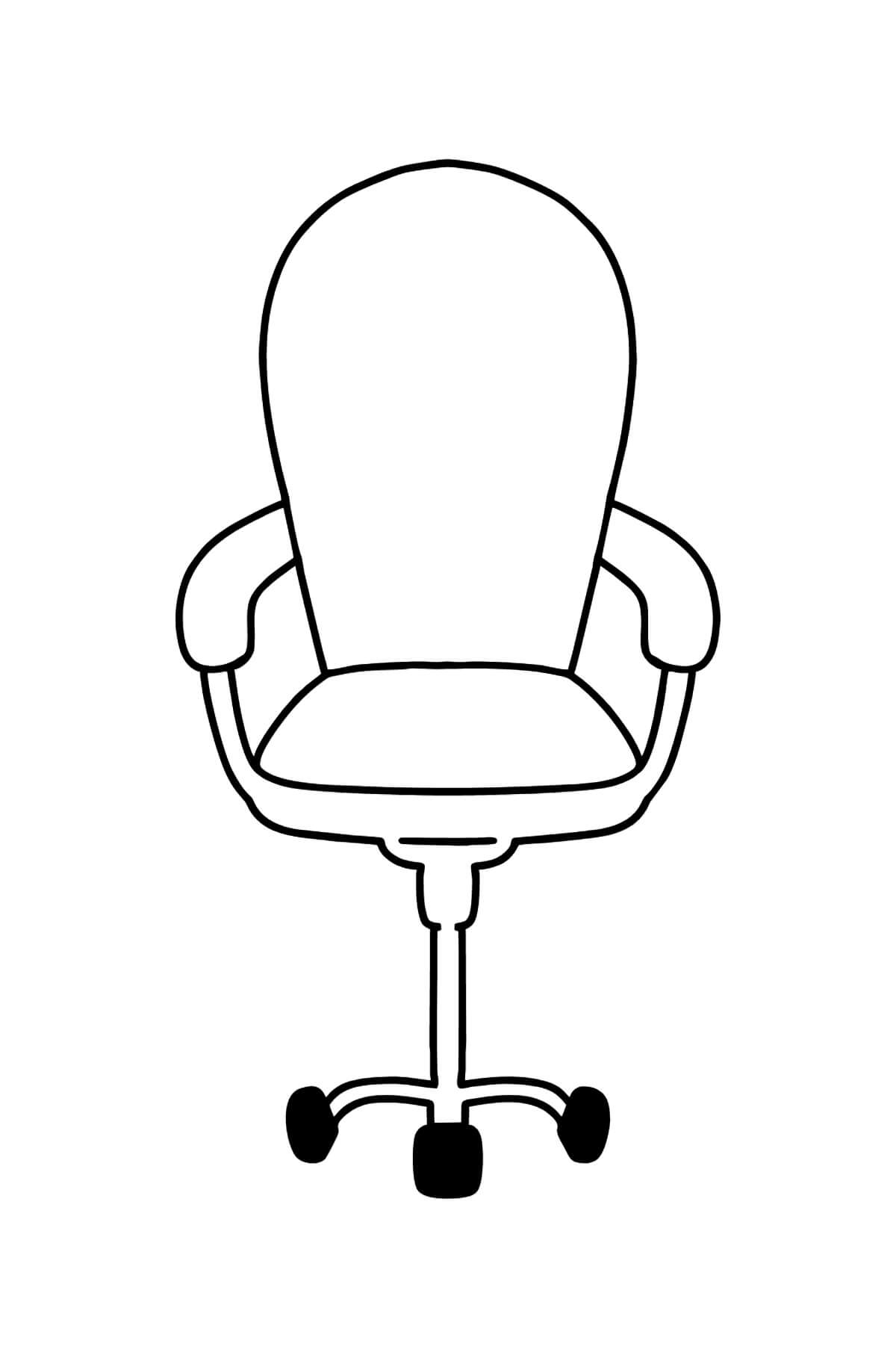 Desenho gratuito Cadeira #180494 da colecao Objetos para imprimir