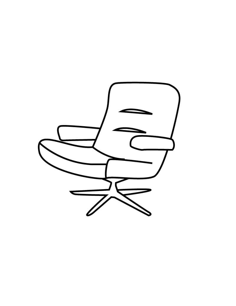 Desenho gratuito Cadeira #180495 da colecao Objetos para imprimir