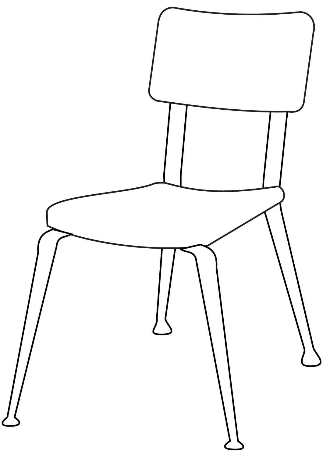 Desenho gratuito Cadeira #180497 da colecao Objetos para imprimir