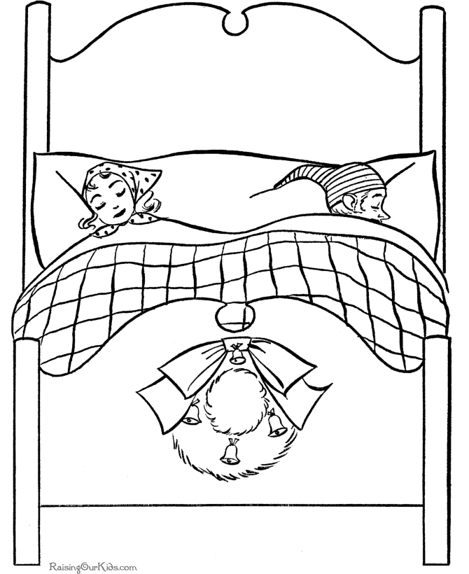 Página para colorir: Cama (Objetos) #168136 - Páginas para Colorir Imprimíveis Gratuitamente