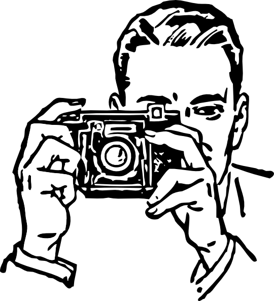 Desenho gratuito Câmera Fotográfica #119802 da colecao Objetos para imprimir