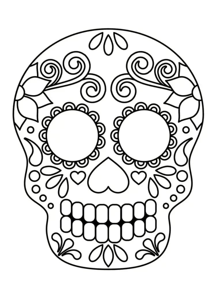 Desenho gratuito Caveira #181126 da colecao Objetos para imprimir