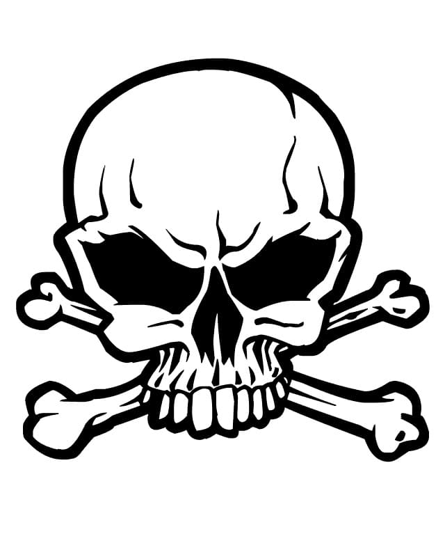 Desenho gratuito Caveira #181140 da colecao Objetos para imprimir