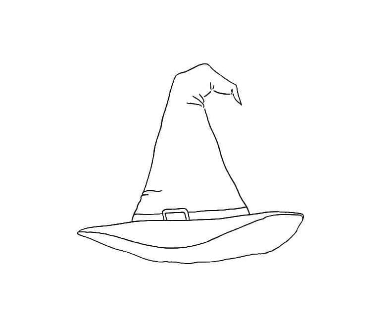 Desenho gratuito Chapéu de Bruxa #203989 da colecao Objetos para imprimir