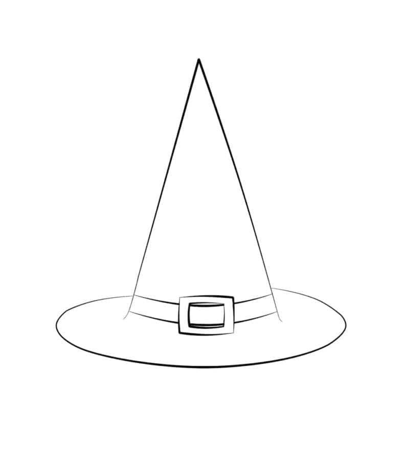 Desenho gratuito Chapéu de Bruxa #203997 da colecao Objetos para imprimir