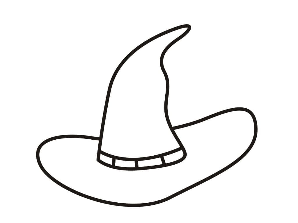 Desenho gratuito Chapéu de Bruxa #203998 da colecao Objetos para imprimir