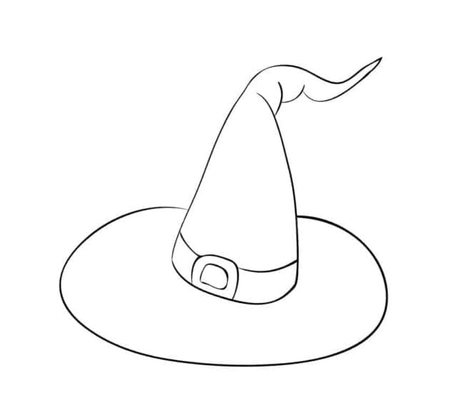 Desenho gratuito Chapéu de Bruxa #204001 da colecao Objetos para imprimir