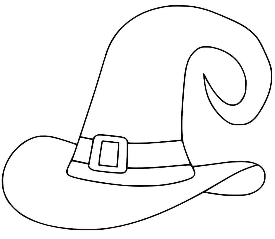 Desenho gratuito Chapéu de Bruxa #204005 da colecao Objetos para imprimir