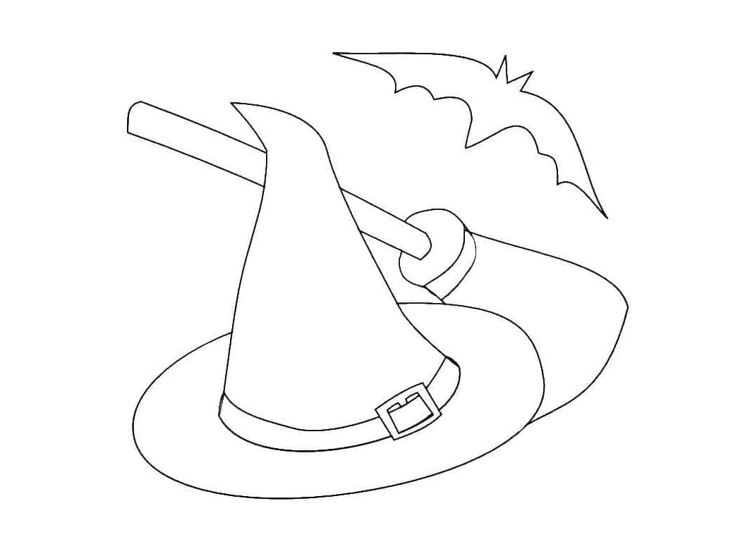 Desenho gratuito Chapéu de Bruxa #204008 da colecao Objetos para imprimir