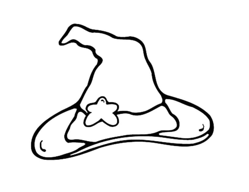 Desenho gratuito Chapéu de Bruxa #204018 da colecao Objetos para imprimir