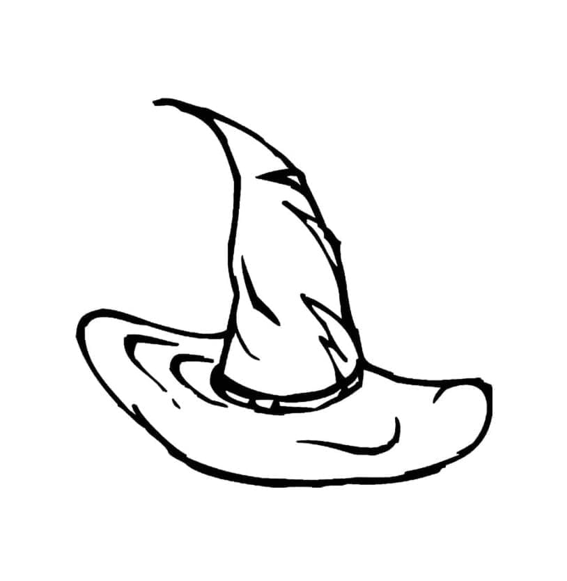 Desenho gratuito Chapéu de Bruxa #204021 da colecao Objetos para imprimir