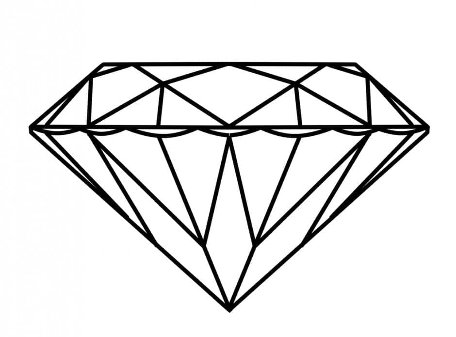 Desenho gratuito Diamante #202858 da colecao Objetos para imprimir