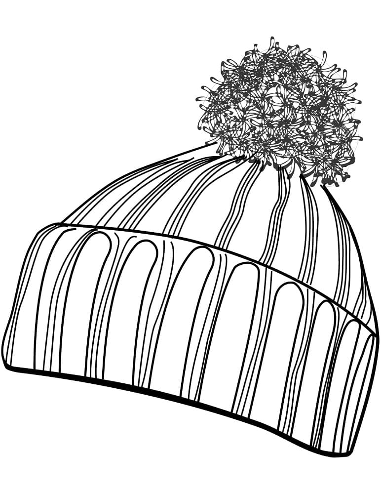 Desenho gratuito Gorro de Inverno #191297 da colecao Objetos para imprimir