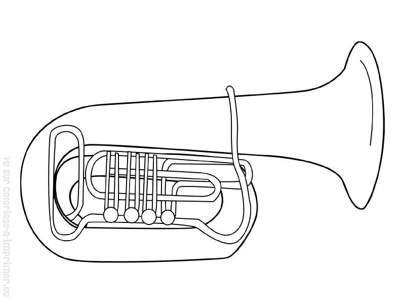 Página para colorir: Instrumentos musicais (Objetos) #167149 - Páginas para Colorir Imprimíveis Gratuitamente