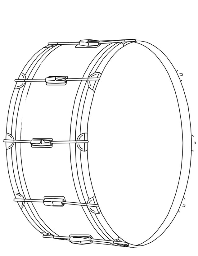 Página para colorir: Instrumentos musicais (Objetos) #167171 - Páginas para Colorir Imprimíveis Gratuitamente