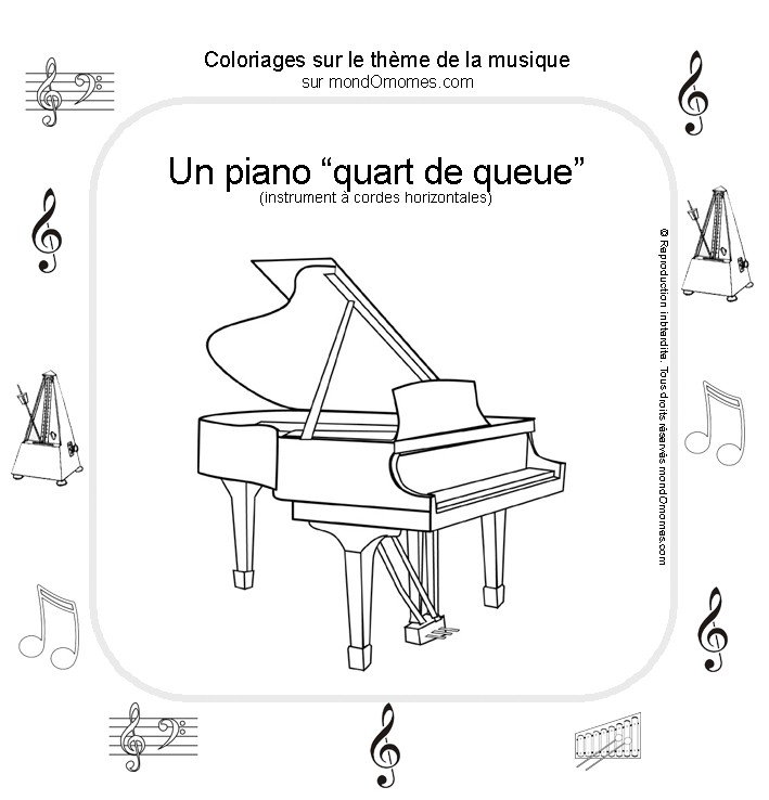 Página para colorir: Instrumentos musicais (Objetos) #167194 - Páginas para Colorir Imprimíveis Gratuitamente