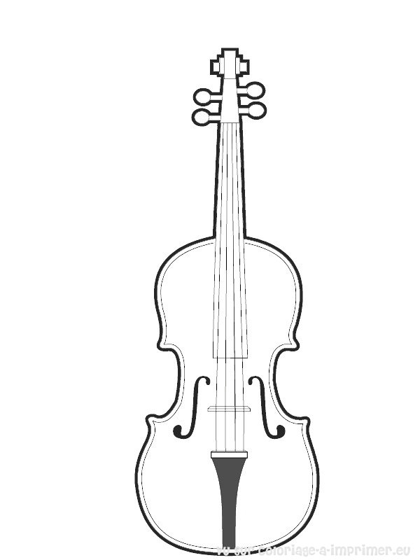 Página para colorir: Instrumentos musicais (Objetos) #167219 - Páginas para Colorir Imprimíveis Gratuitamente