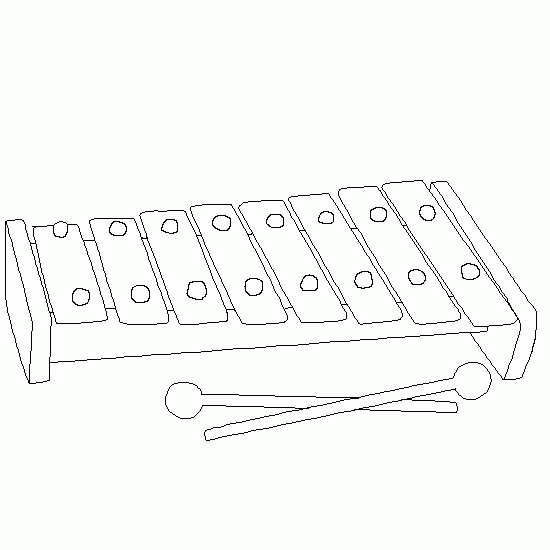 Página para colorir: Instrumentos musicais (Objetos) #167229 - Páginas para Colorir Imprimíveis Gratuitamente