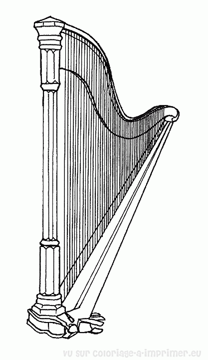 Página para colorir: Instrumentos musicais (Objetos) #167300 - Páginas para Colorir Imprimíveis Gratuitamente