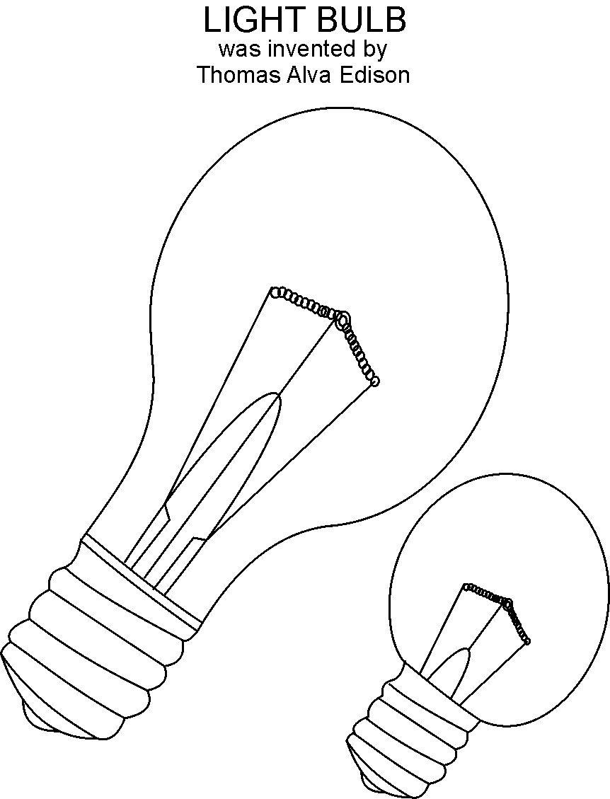 Página para colorir: Lâmpada elétrica (Objetos) #119526 - Páginas para Colorir Imprimíveis Gratuitamente