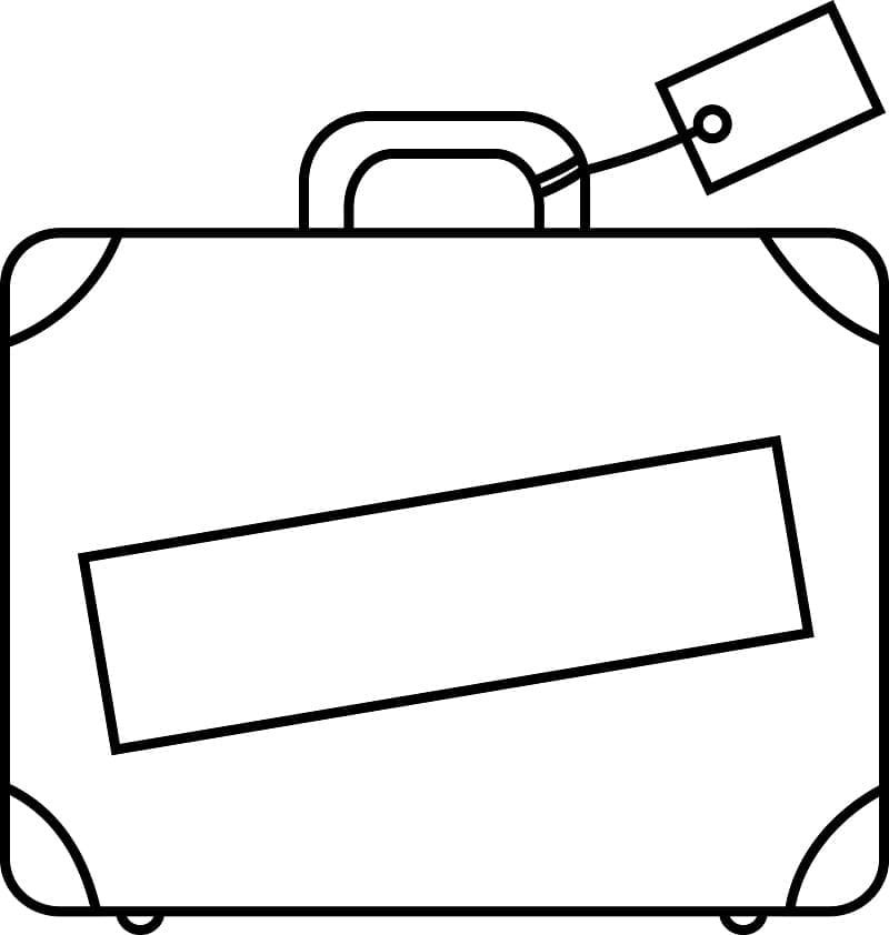 Desenho gratuito Mala #217427 da colecao Objetos para imprimir