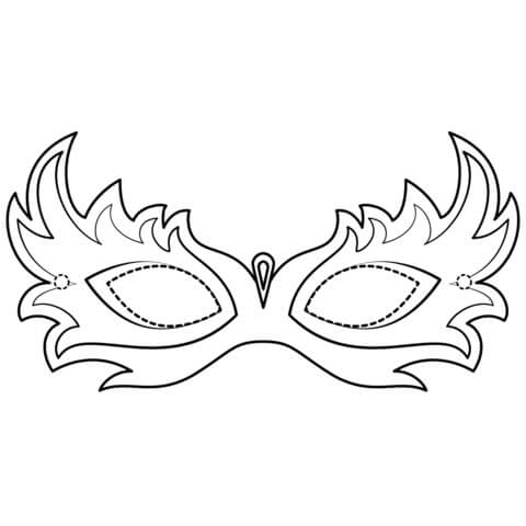 Desenho gratuito Máscara #172677 da colecao Objetos para imprimir