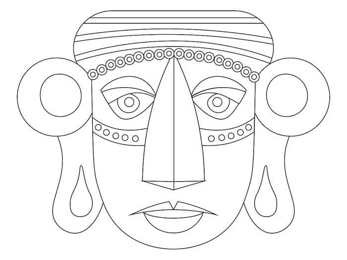 Desenho gratuito Máscara #172694 da colecao Objetos para imprimir