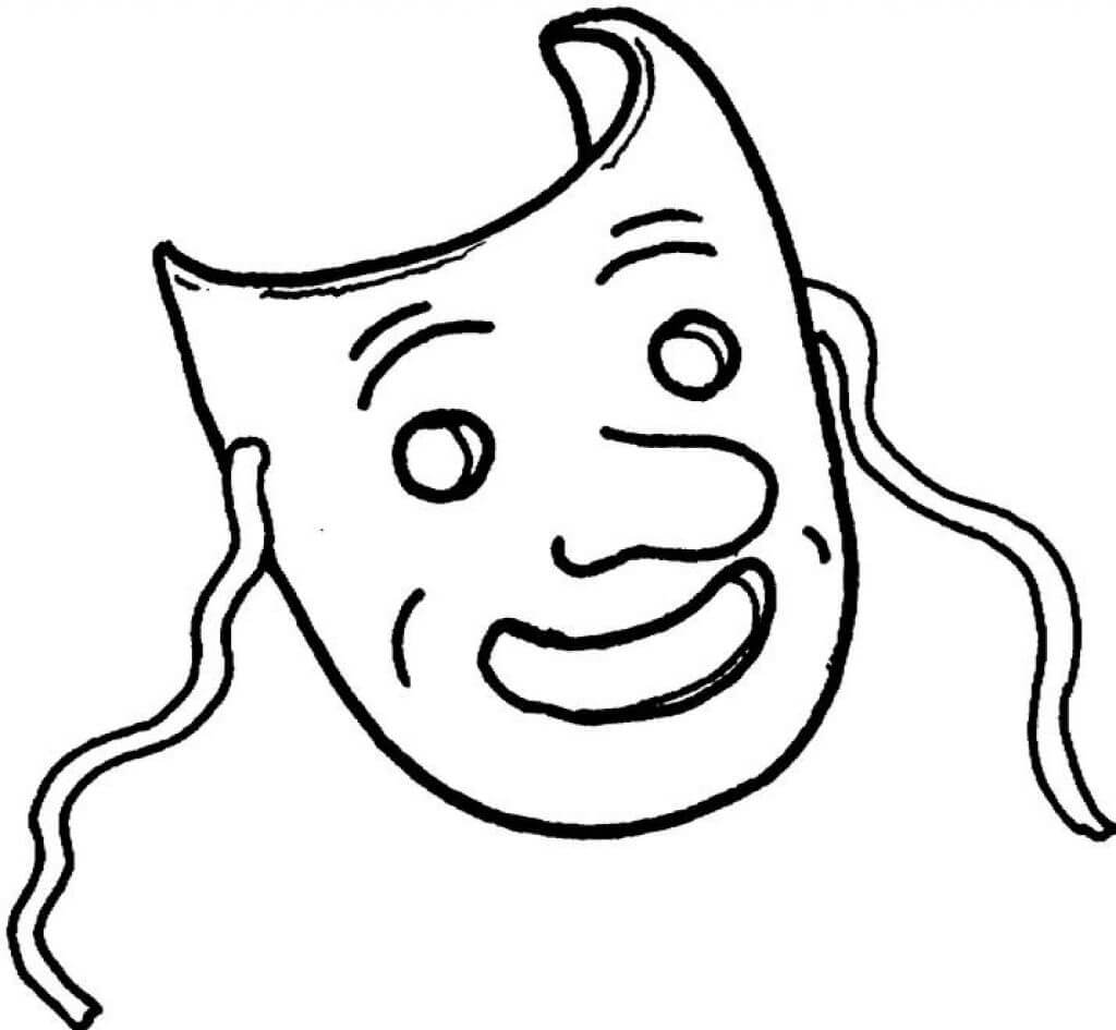 Desenho gratuito Máscara #172695 da colecao Objetos para imprimir