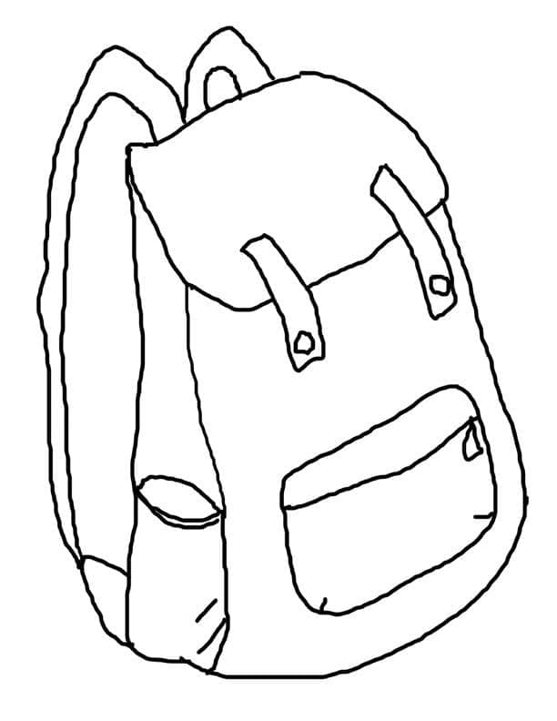 Desenho gratuito Mochila Escolar #220476 da colecao Objetos para imprimir