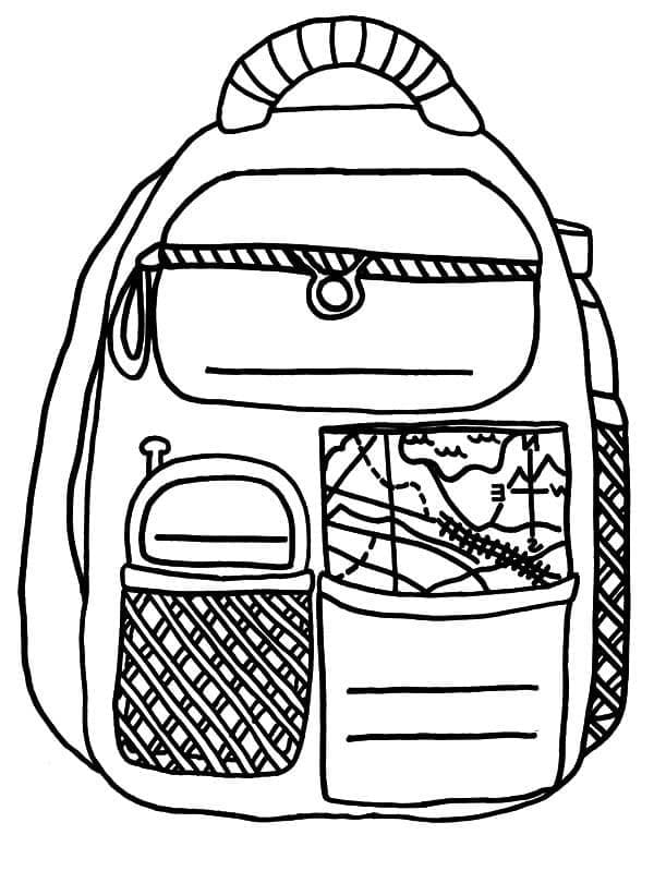 Desenho gratuito Mochila Escolar #220477 da colecao Objetos para imprimir