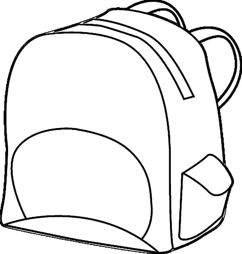 Desenho gratuito Mochila Escolar #220484 da colecao Objetos para imprimir