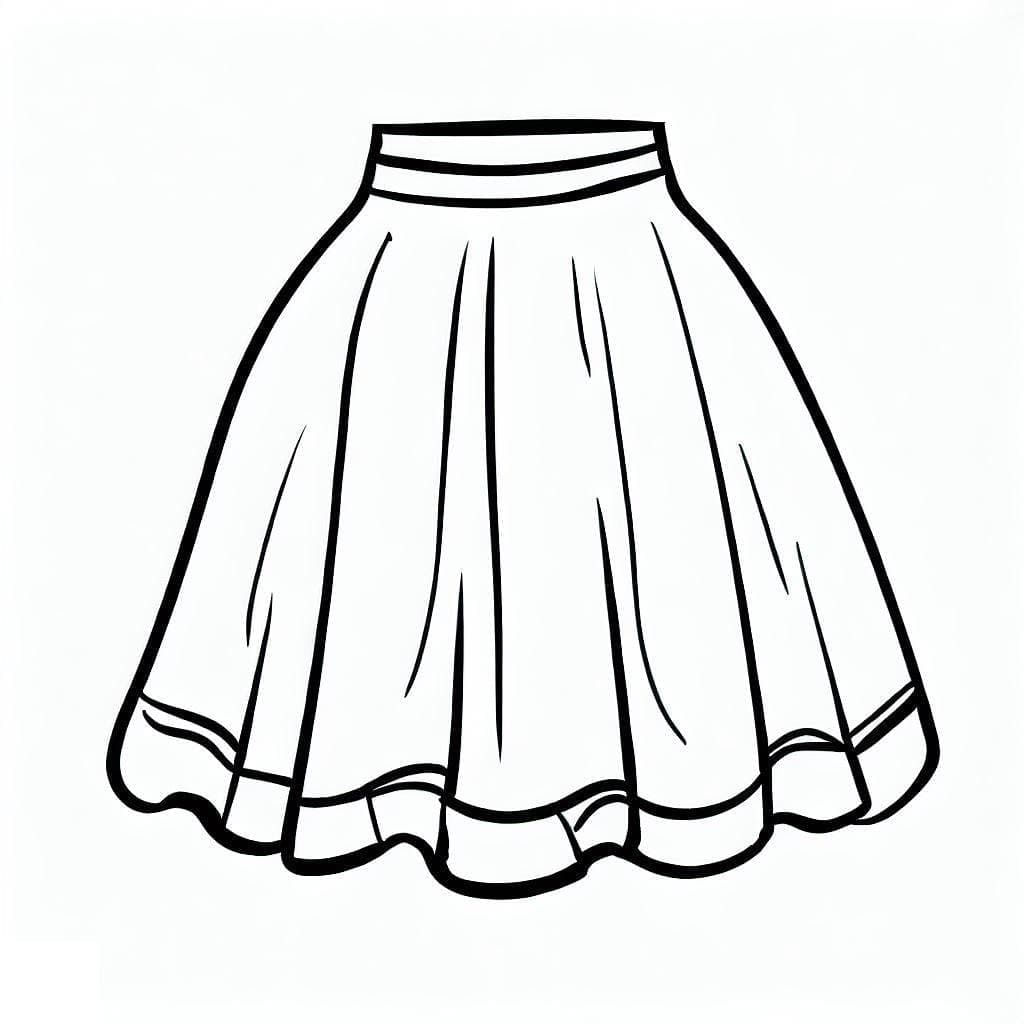 Desenho gratuito Saia #191547 da colecao Objetos para imprimir