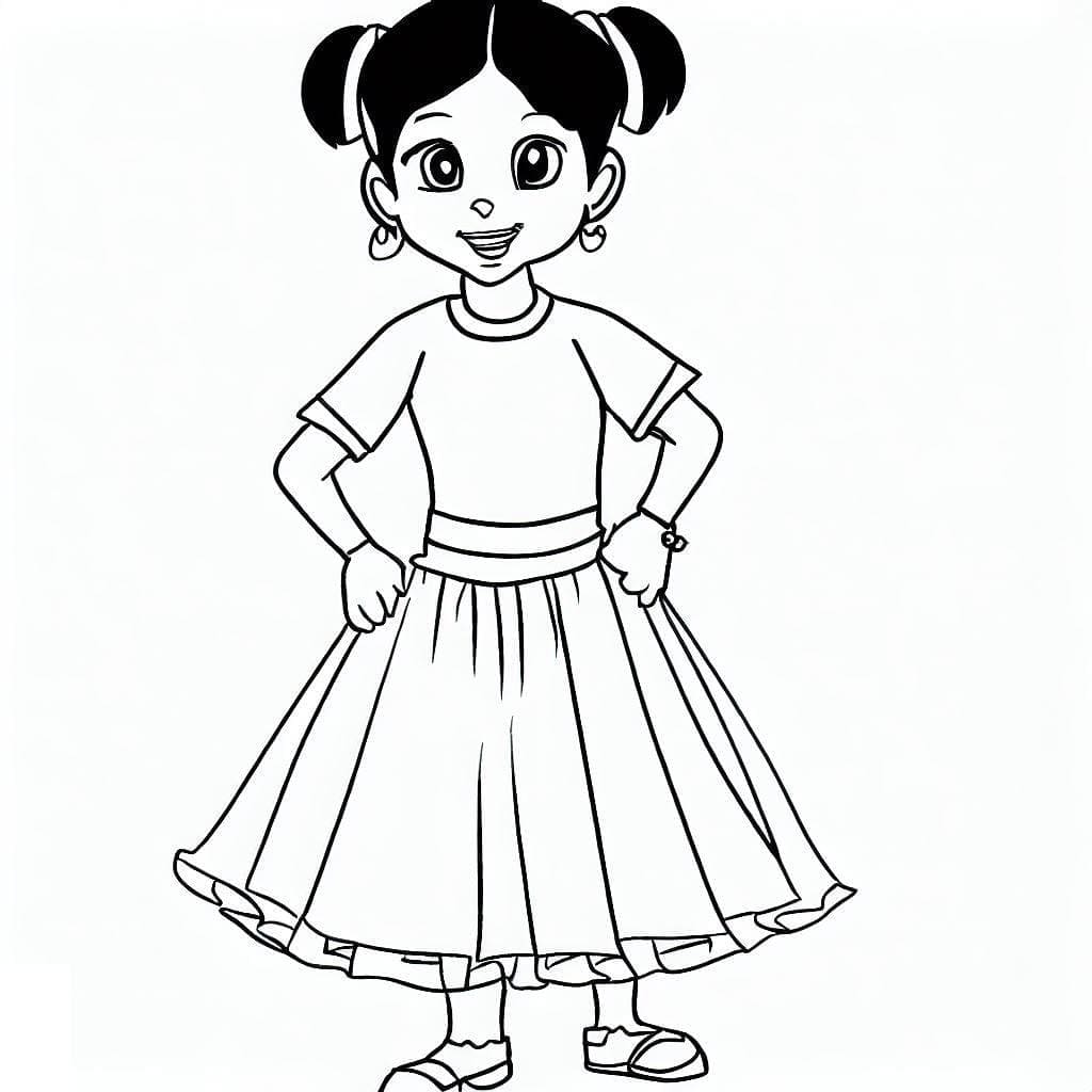 Desenho gratuito Saia #191554 da colecao Objetos para imprimir