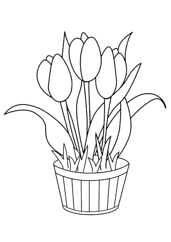 Desenho gratuito Vaso de Flores #221258 da colecao Objetos para imprimir