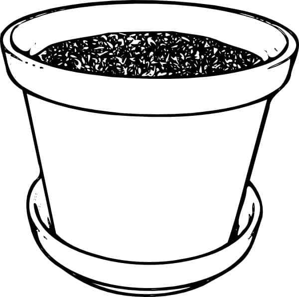 Ilustração de Vaso de Flores #221269 para colorir, parte da coleção Objetos Ilustração de Vaso de Flores #221269 para colorir, parte da coleção Objetos