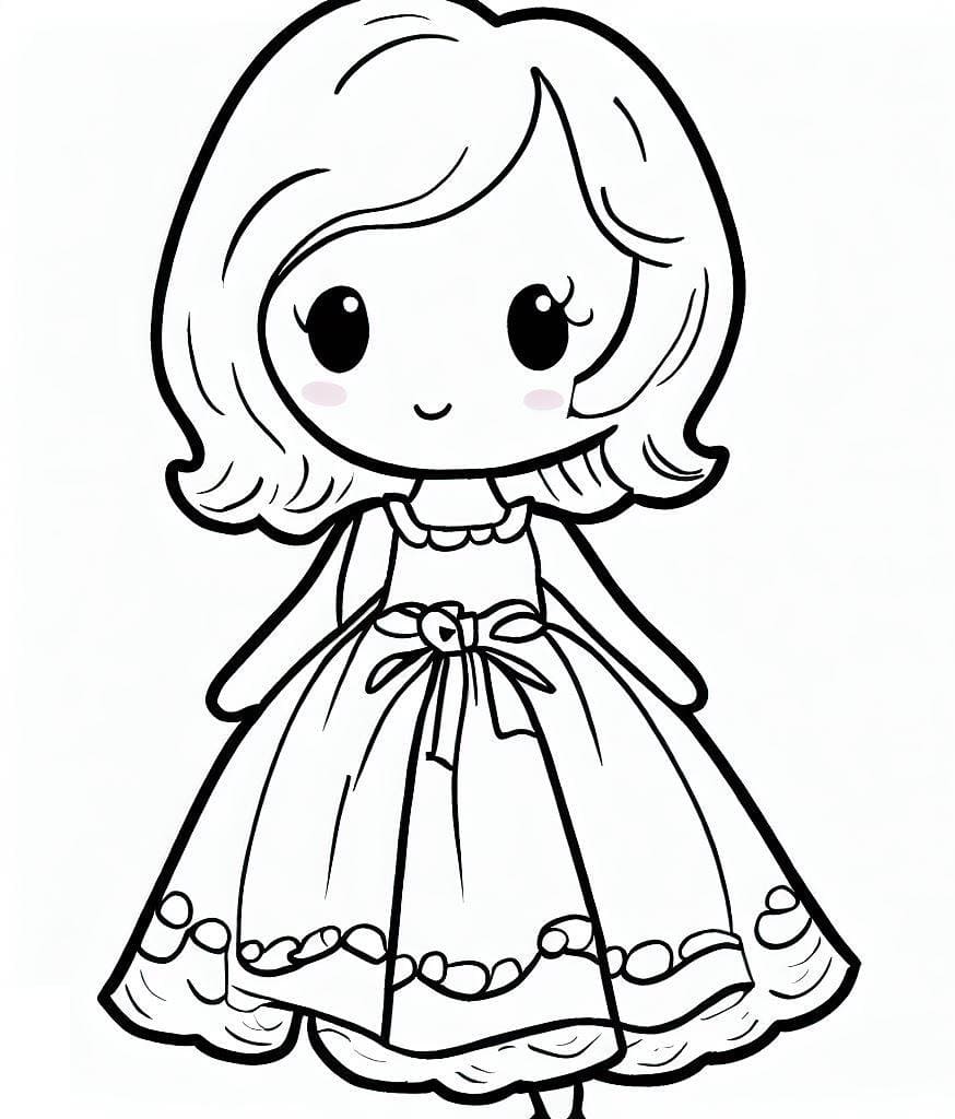 Desenho gratuito Vestido #186189 da colecao Objetos para imprimir
