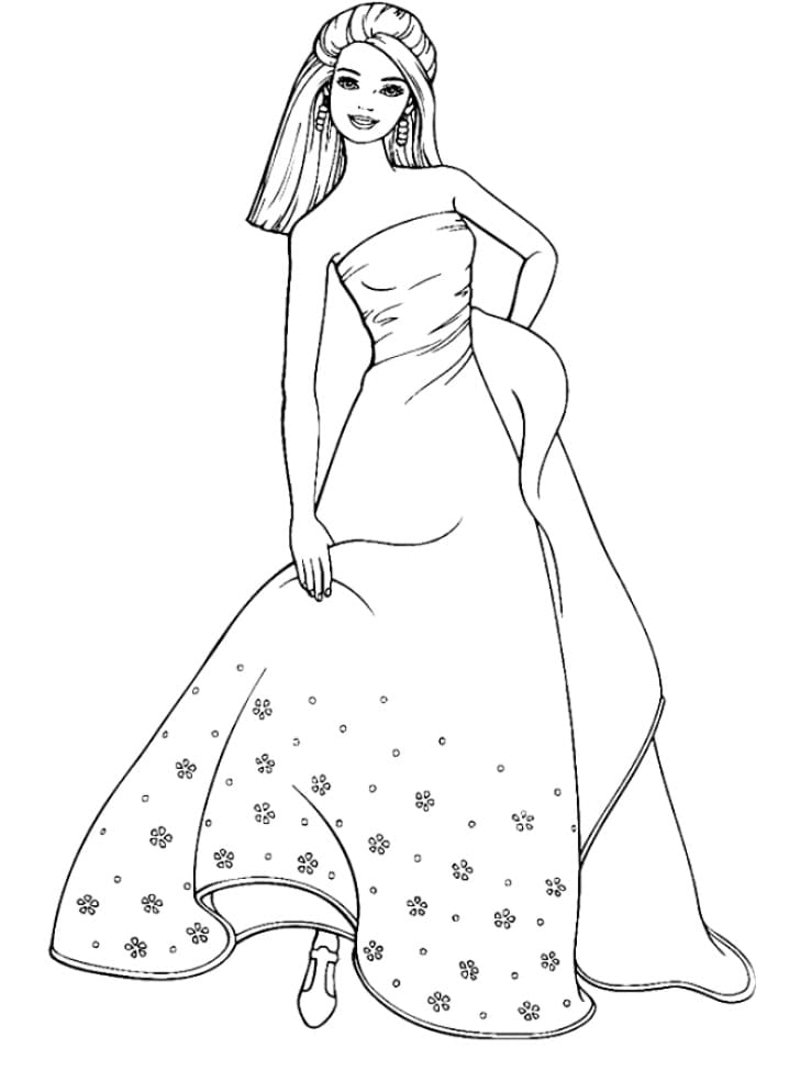 Desenho gratuito Vestido #186191 da colecao Objetos para imprimir