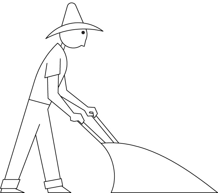 Página para colorir: Agricultor (Ofícios e Profissões) #96364 - Páginas para Colorir Imprimíveis Gratuitamente