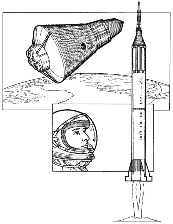 Página para colorir: Astronauta (Ofícios e Profissões) #87631 - Páginas para Colorir Imprimíveis Gratuitamente