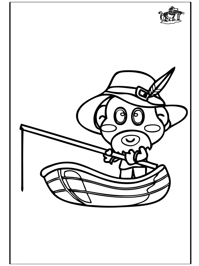 Página para colorir: Pescador (Ofícios e Profissões) #104012 - Páginas para Colorir Imprimíveis Gratuitamente