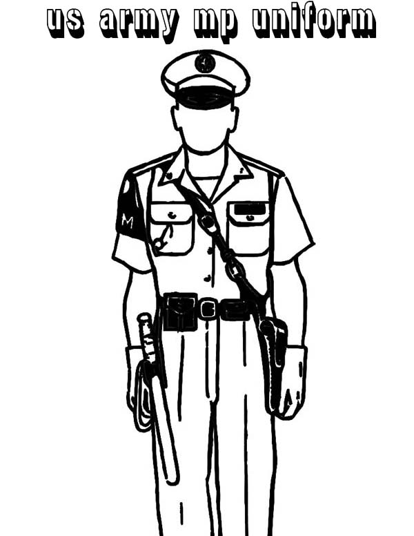 Página para colorir: Policial (Ofícios e Profissões) #105395 - Páginas para Colorir Imprimíveis Gratuitamente