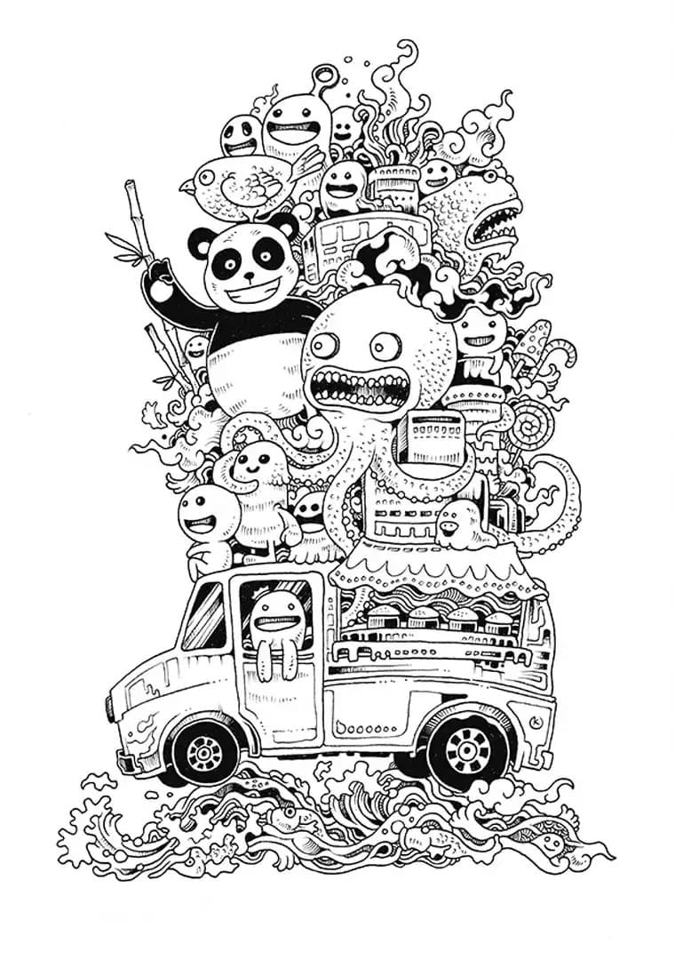 Desenho gratuito Arte Doodle #190854 da colecao Outros para imprimir