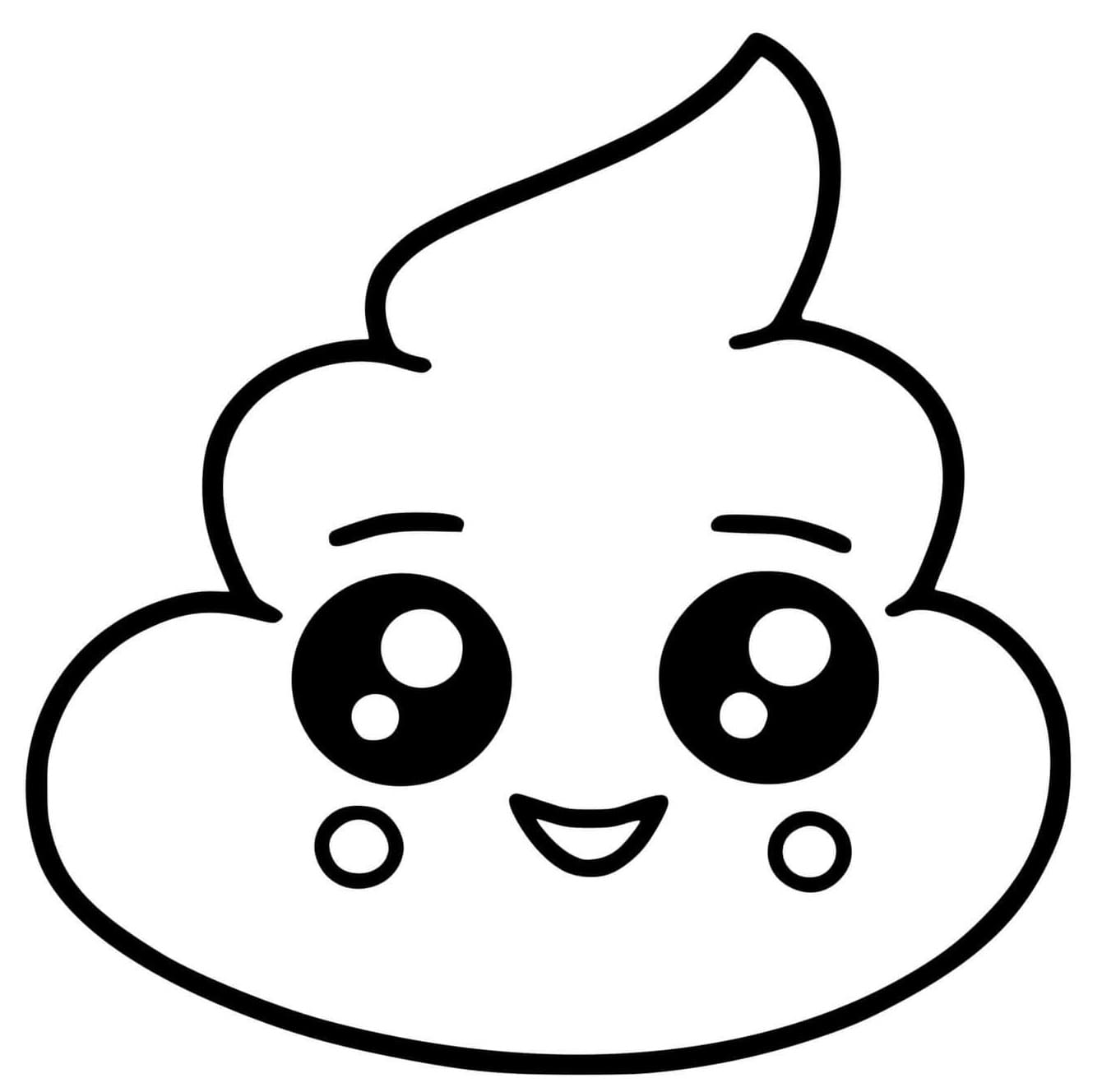Desenho gratuito Cocô (Emoji) #190906 da colecao Outros para imprimir