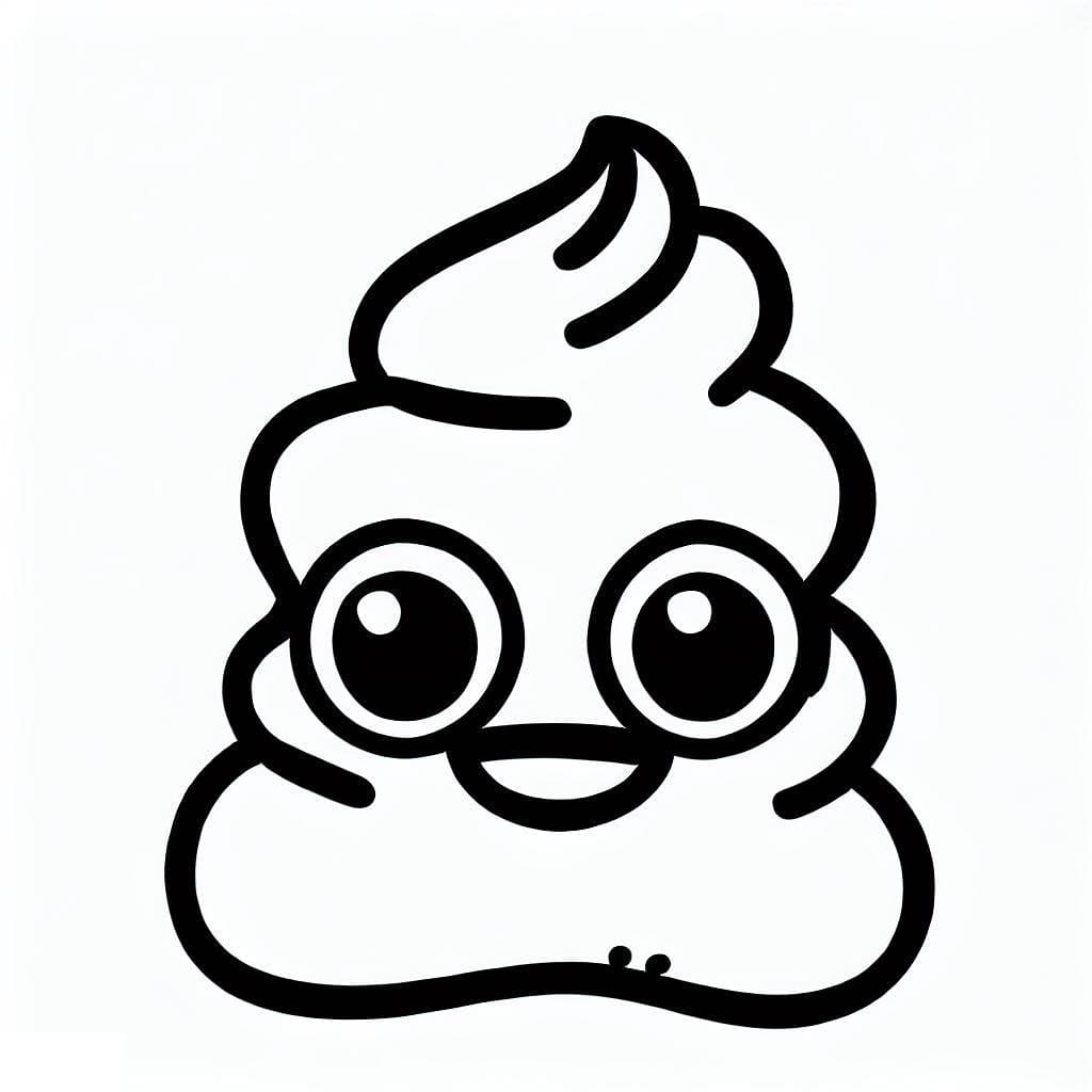 Desenho gratuito Cocô (Emoji) #190908 da colecao Outros para imprimir