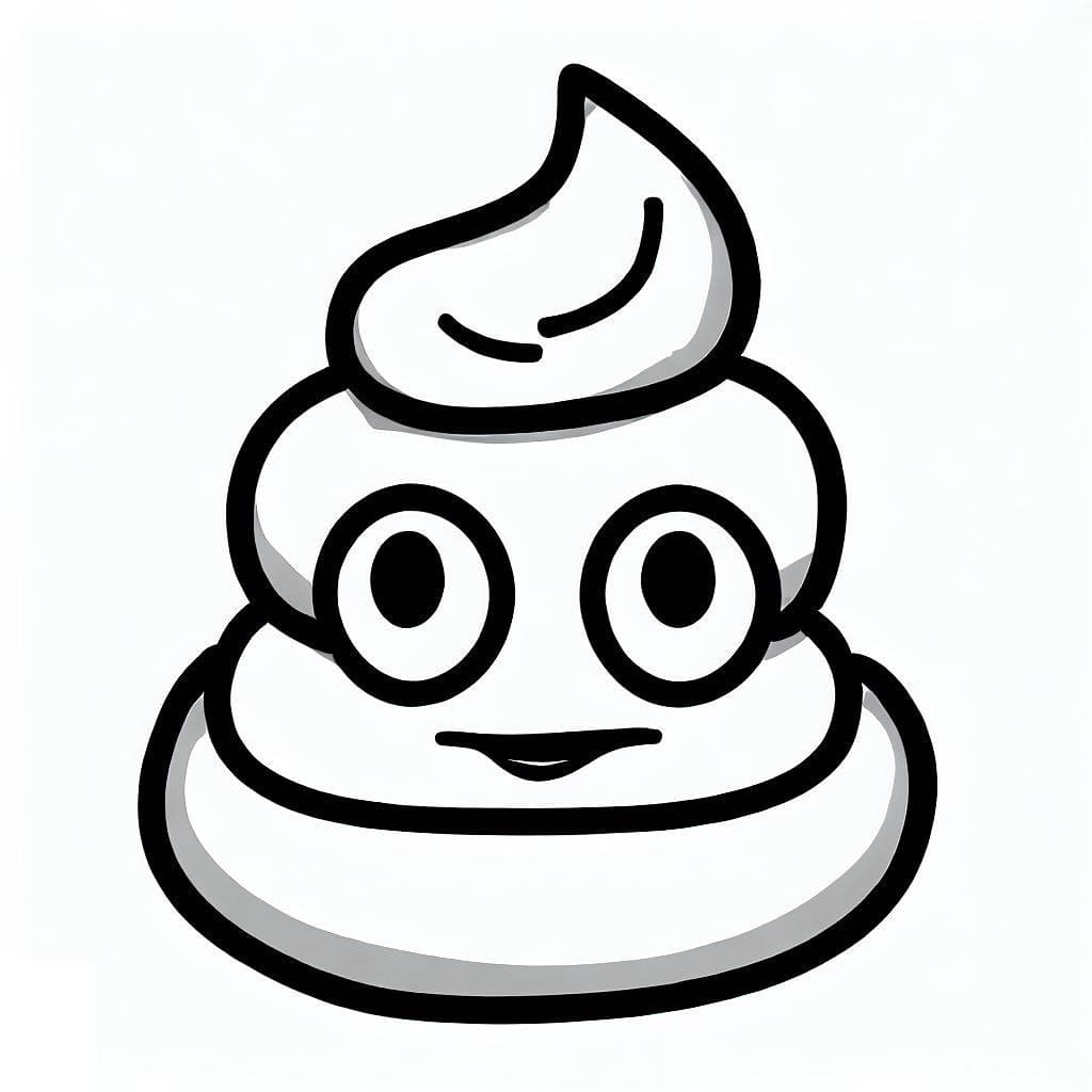 Desenho gratuito Cocô (Emoji) #190912 da colecao Outros para imprimir