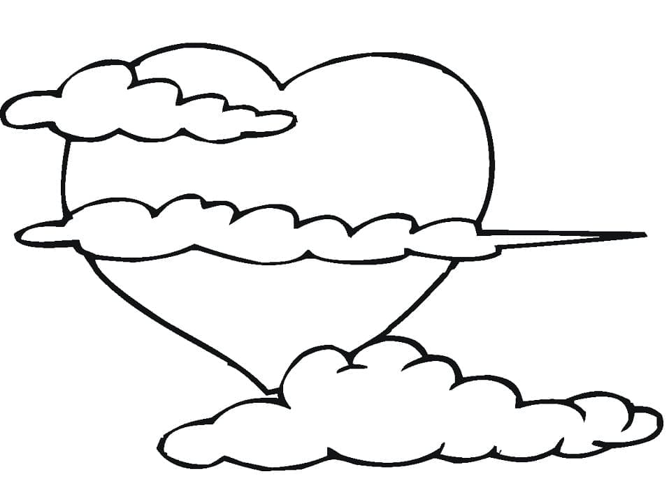 Desenho de Coração #173248 para colorir, da coleção Outros, imprimível grátis Desenho de Coração #173248 para colorir, da coleção Outros, imprimível grátis