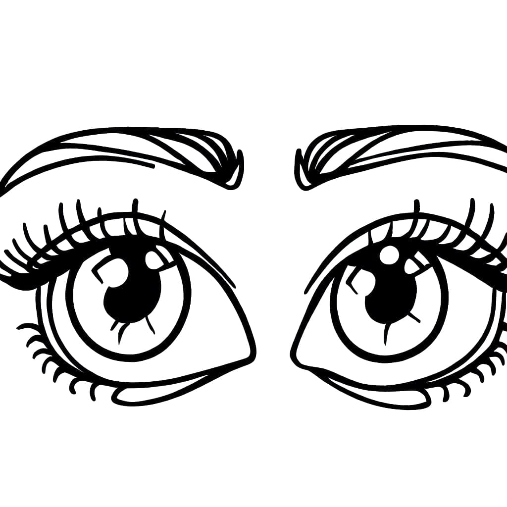 Desenho gratuito Eyes #201266 da colecao Outros para imprimir