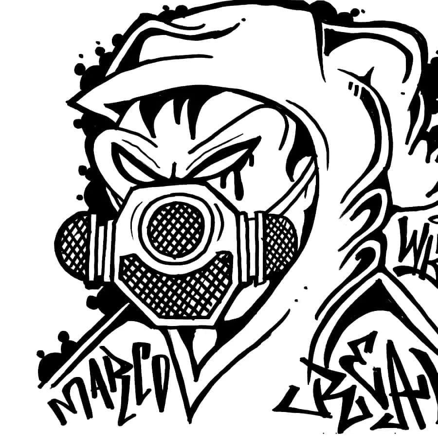 Desenho gratuito Graffiti #192212 da colecao Outros para imprimir